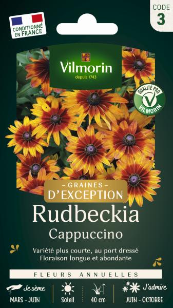 Fleurs - Rudbeckia Cappuccino - Graines d'Exception - PACKAGING_RECTO